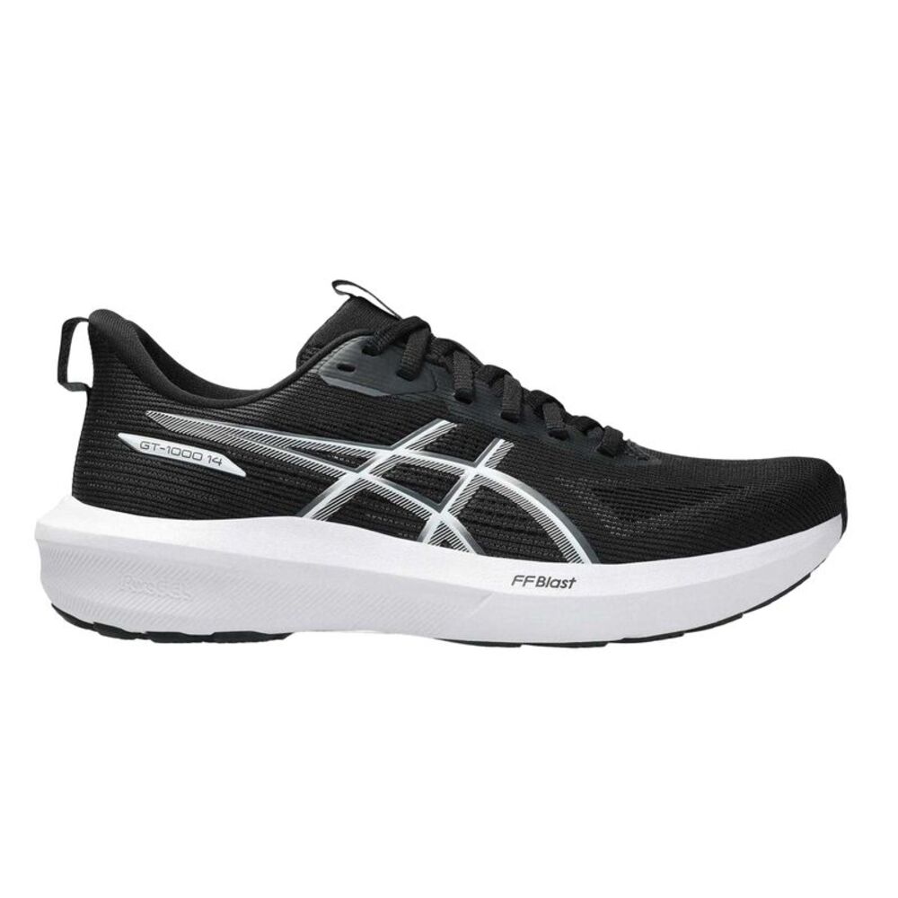 Asics Womens/Ladies GT-1000 14 Running Shoes / Black/White